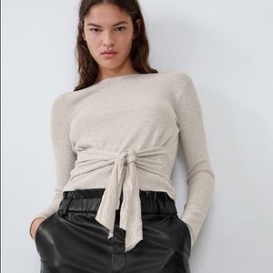 Zara Knotted Soft Top